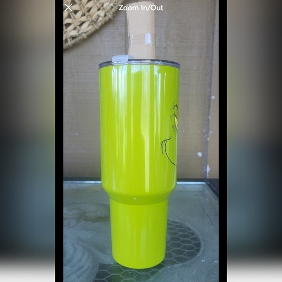 Set of 2 Grinch Stainless steel tumbler with straw - Picture 6 of 10